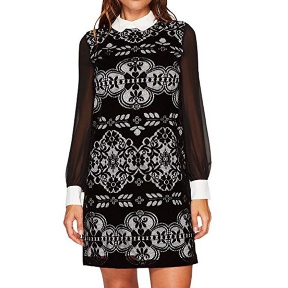Peter Pan Collar Black Velvet Burnout Tunic Shirt Goth Witchy Vibes Dress sz 10 - Picture 1 of 8